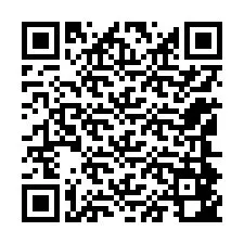 QR Code สำหรับหมายเลขโทรศัพท์ +12144842457