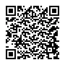 QR kód a telefonszámhoz +12144878564