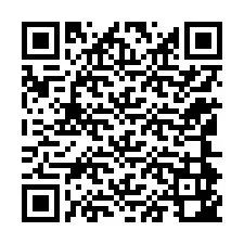 Código QR para número de teléfono +12144942006