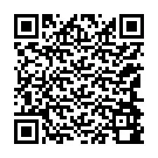 QR Code สำหรับหมายเลขโทรศัพท์ +12144980314