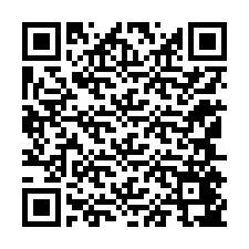 Código QR para número de teléfono +12145447672