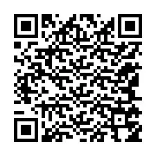 Código QR para número de telefone +12145754436