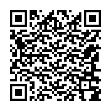 Codice QR per il numero di telefono +12146384347