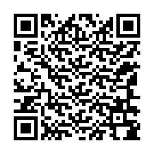 Código QR para número de teléfono +12146384504