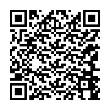 QR-code voor telefoonnummer +12146444322