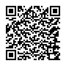 Código QR para número de teléfono +12146750889