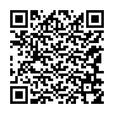 QR kód a telefonszámhoz +12146754522