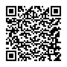 QR Code สำหรับหมายเลขโทรศัพท์ +12146754555