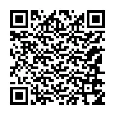 Kod QR dla numeru telefonu +12146754875