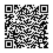 QR код за телефонен номер +12146758466