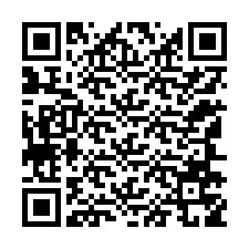 Codice QR per il numero di telefono +12146759744