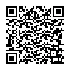 Código QR para número de teléfono +12146763422