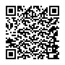 QR kód a telefonszámhoz +12146800862