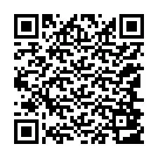 Código QR para número de teléfono +12146803668