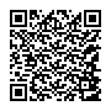 QR Code สำหรับหมายเลขโทรศัพท์ +12146803670