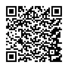 Código QR para número de teléfono +12146803673