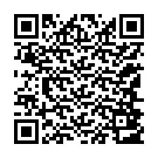 Kode QR untuk nomor Telepon +12146803674