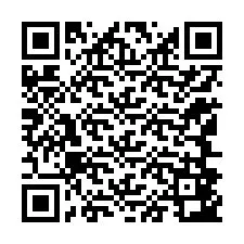 QR код за телефонен номер +12146843222