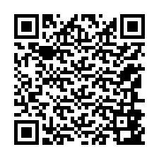 QR-код для номера телефона +12146843853