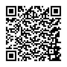 QR-koodi puhelinnumerolle +12146843854