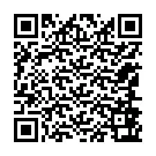 Código QR para número de teléfono +12146863987