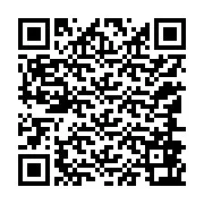 QR-код для номера телефона +12146863988