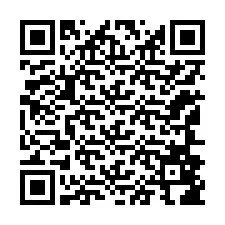 Código QR para número de teléfono +12146886715