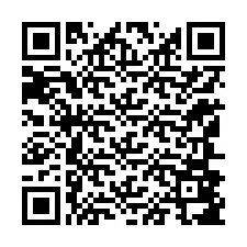 QR-koodi puhelinnumerolle +12146887352