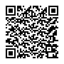 QR Code สำหรับหมายเลขโทรศัพท์ +12147020451