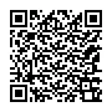 QR-koodi puhelinnumerolle +12147360445