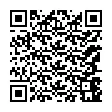 QR-koodi puhelinnumerolle +12147441161