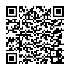 QR код за телефонен номер +12147442068