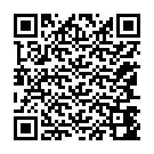 QR-код для номера телефона +12147442069