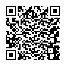 Código QR para número de teléfono +12147442503