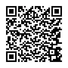 Kode QR untuk nomor Telepon +12147443036