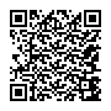 QR Code สำหรับหมายเลขโทรศัพท์ +12147443037