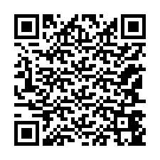 QR Code สำหรับหมายเลขโทรศัพท์ +12147445075