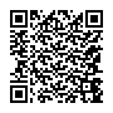 Código QR para número de telefone +12147445076