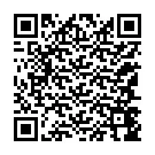 QR-koodi puhelinnumerolle +12147446674