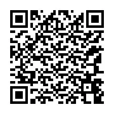 QR Code สำหรับหมายเลขโทรศัพท์ +12147448500