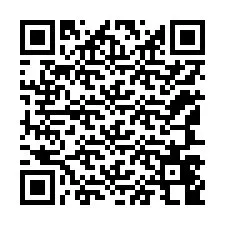 QR-код для номера телефона +12147448501