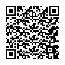 QR Code สำหรับหมายเลขโทรศัพท์ +12147449077