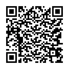 Codice QR per il numero di telefono +12147474438
