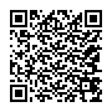 QR-koodi puhelinnumerolle +12147474439