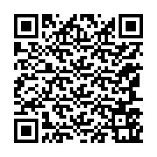 QR kód a telefonszámhoz +12147561512