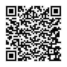 QR-Code für Telefonnummer +12147562072