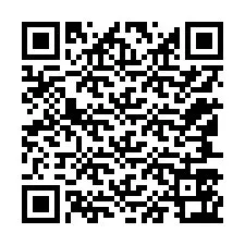 QR-koodi puhelinnumerolle +12147563889