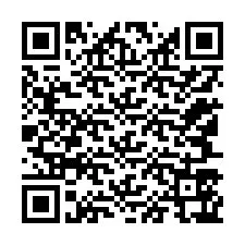 QR Code pour le numéro de téléphone +12147567839