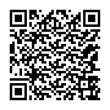 QR Code pour le numéro de téléphone +12147567865