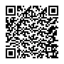 QR-Code für Telefonnummer +12147567967